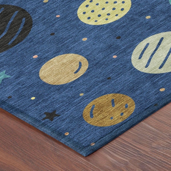 Chantille Machine Washable Indoor/Outdoor Abstract ACN2619 Baltic 8 ft. x 10 ft. Area Rug
