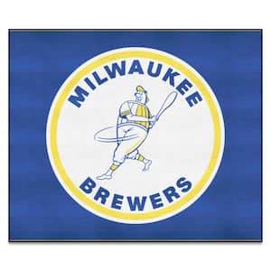 Fanmats Milwaukee Brewers Tailgater Rug - 5ft. x 6ft., Blue