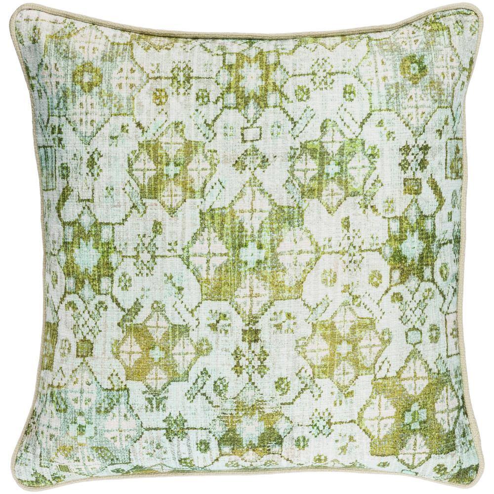 Artistic Weavers Rumbold Green Geometric Polyester 20 in. x 20 in