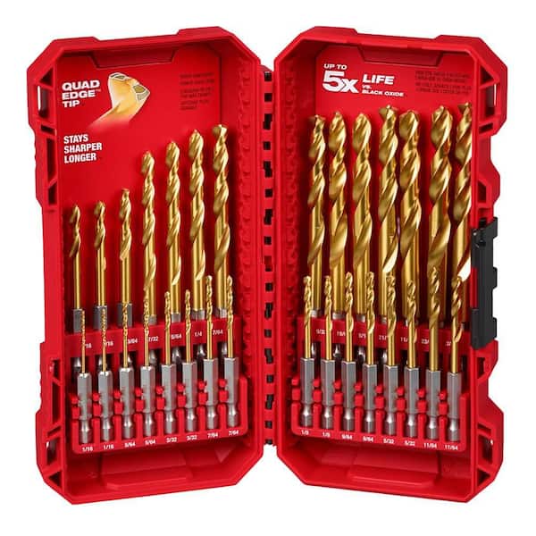 Milwaukee Titanium Drill Bit Set (30-Piece) 48-89-4330 - The Home