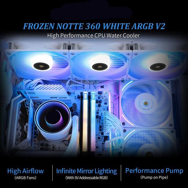 YICHUHAOXI Frozen Notte 360 ARGB Water Cooling CPU Cooler Liquid