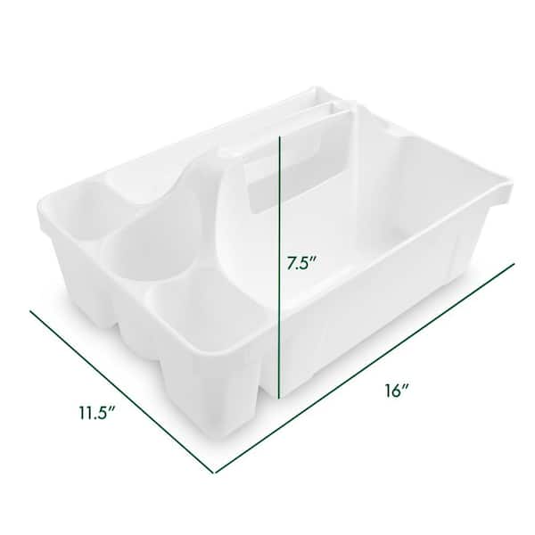 Square Cleaning Caddy - White - Neighbors Mercantile Co