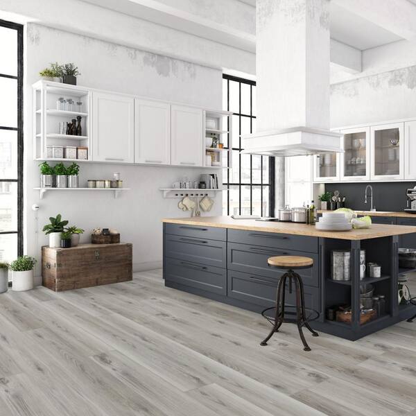 Banff Gray Hickory 30 MIL x 9 in. W x 59.8 in. L Click Lock Waterproof Luxury Vinyl Plank Flooring (22.4 sq. ft./case)