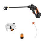 POWER SHARE 20-Volt 320 PSI 0.53 GPM Hydroshot Cordless Portable Pressure Washer, 4 Ah Battery and Charger Included