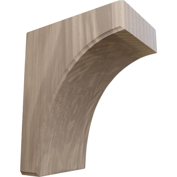 Ekena Millwork 8 in. x 5-1/2 in. x 10 in. Unfinished Walnut Clarksville Corbel