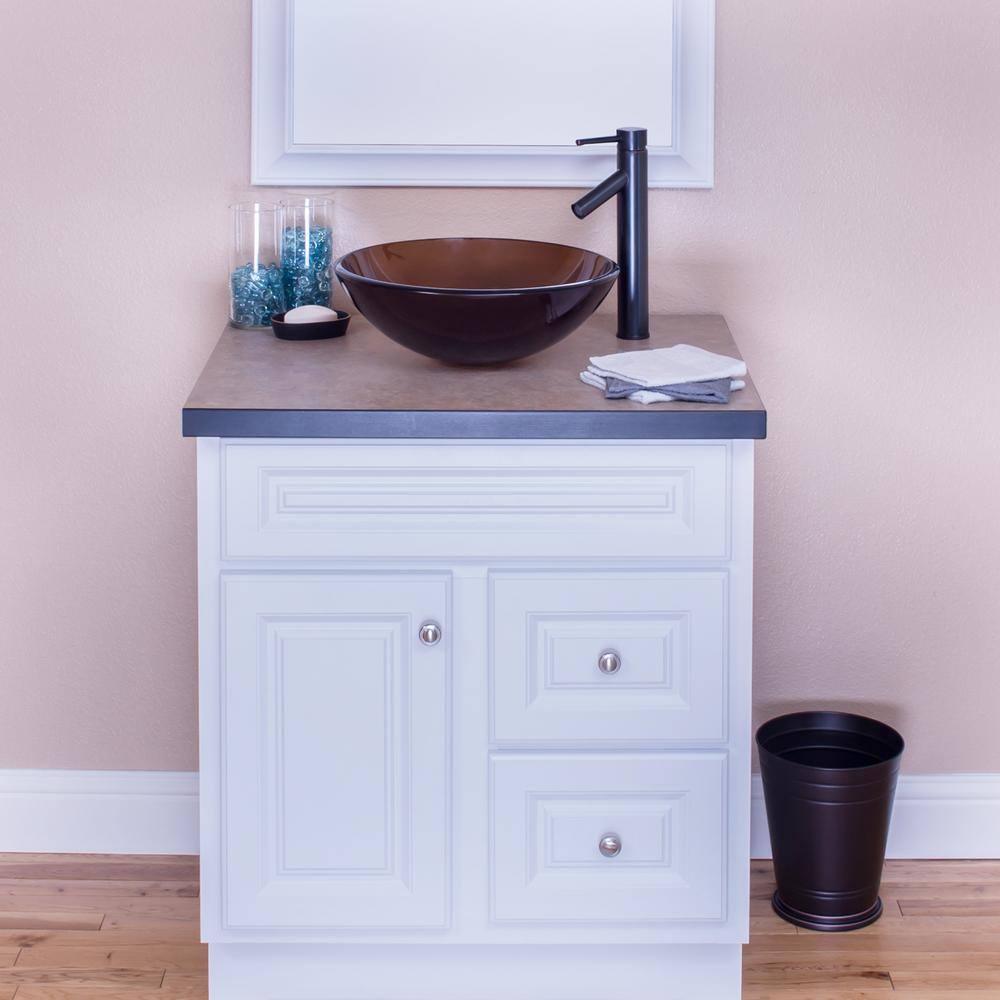 Oil Rubbed Bronze Single Hole Vessel Bathroom Faucet