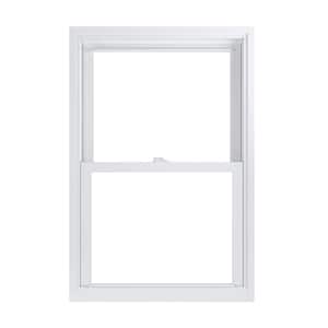 27.75 in. x 41.25 in. 70 Pro Series Low-E Argon Glass Double Hung White Vinyl Replacement Window, Screen Incl