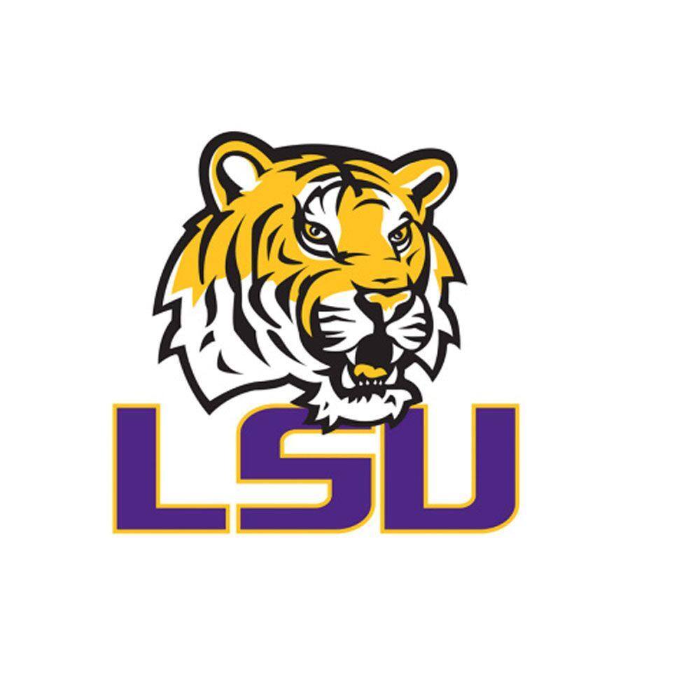 Fathead 11 in. x 11 in. LSU NCAA Teammate Logo Wall Applique FH89-00045 ...