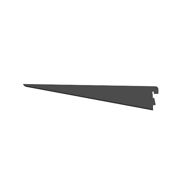 9in steel regular duty shelf bracket-black