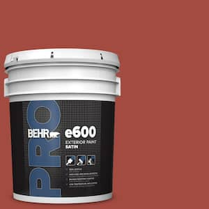 5 gal. #170D-7 Farmhouse Red Satin Exterior Paint