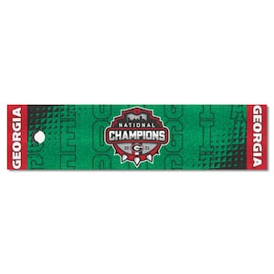 Georgia Bulldogs 2021-22 National Champions 1.5 ft. x 6 ft. Putting Green