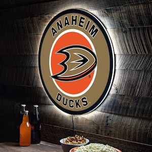 Anaheim Ducks Round 23 in. Plug-in LED Lighted Sign