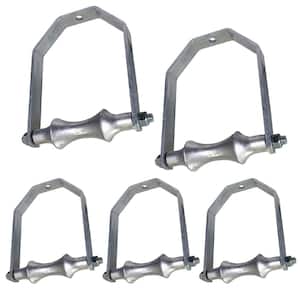 5 in. Galvanized Steel Hot Dipped Clevis Roller Hanger (5-Pack)