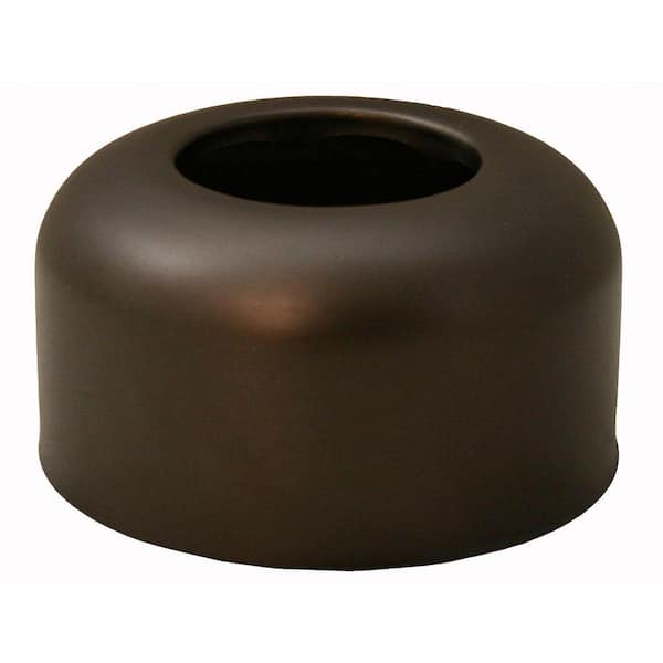 JONES STEPHENS 3 in. O.D. x 1-1/2 in. Height Box Pattern Escutcheon for 1-1/2 in. Tubular in Oil Rubbed Bronze