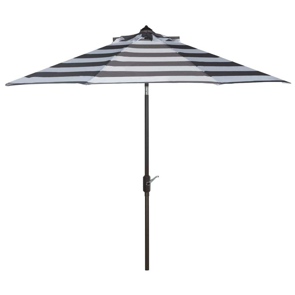 Iris 9 ft. Aluminum Market Auto Tilt Patio Umbrella in Grey/White price history on PriceWatchPro