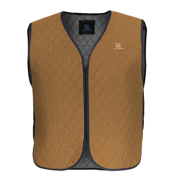 MOBILE COOLING Unisex Large Khaki Hydrologic@ Evaporative Cooling Vest