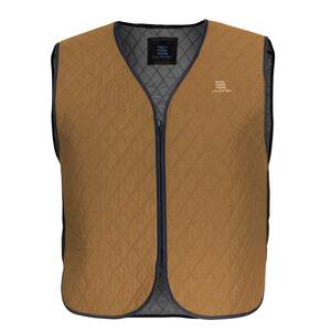 Glacier Tek Cooling Vest - 59°F For 2.5 Hours With 8 Rechargeable Cool Packs | Wear Under Clothes