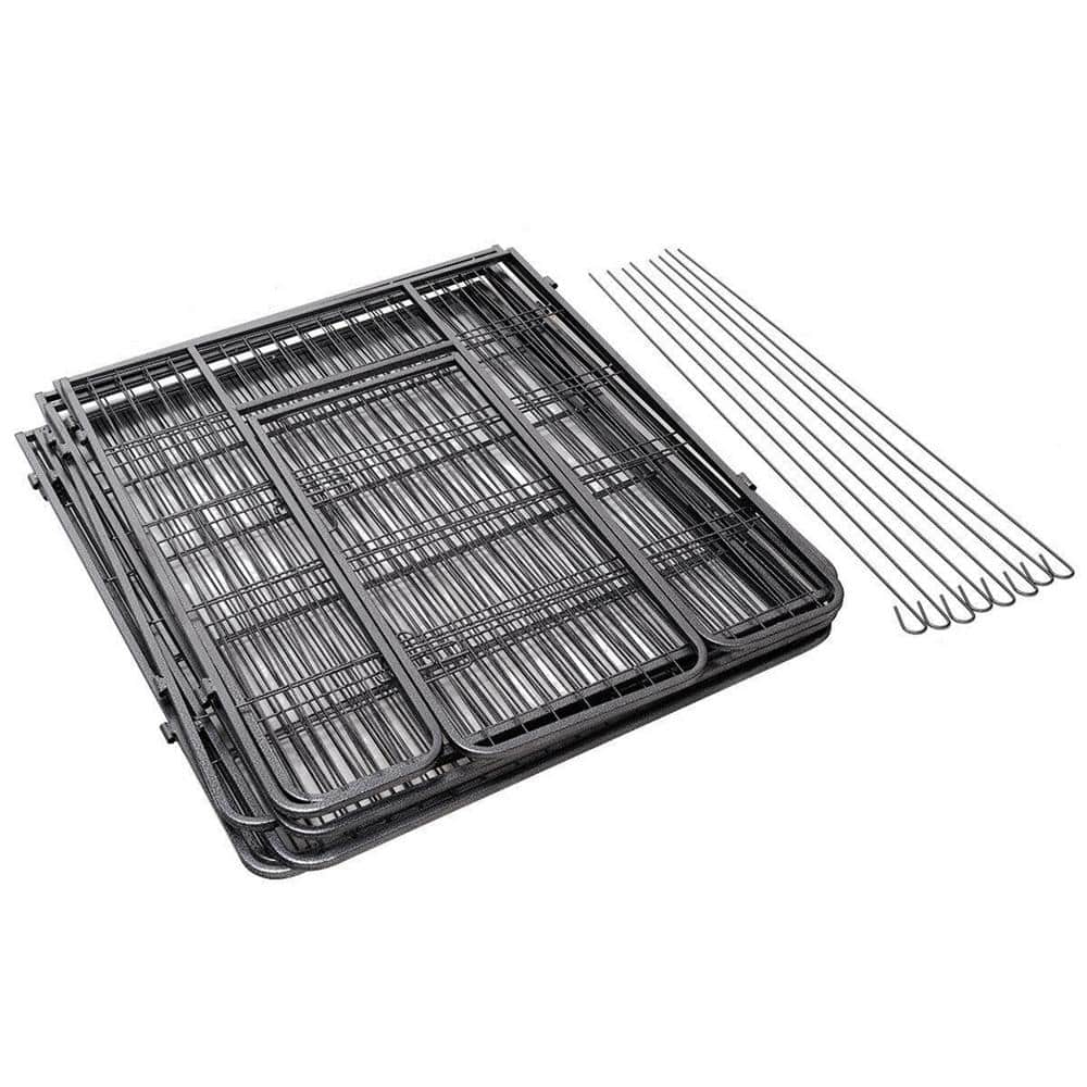 Heavy Duty Black Metal 40" Pet Playpen with Door
