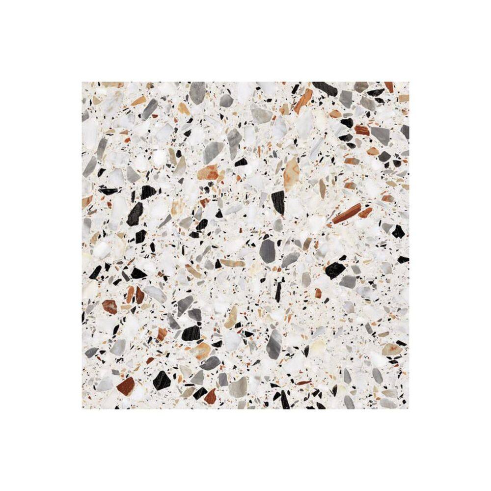 Terrazzo Americana Bianco 4 in. x 4 in. Matte Porcelain Large Format Floor and Wall Tile Sample price history on PriceWatchPro