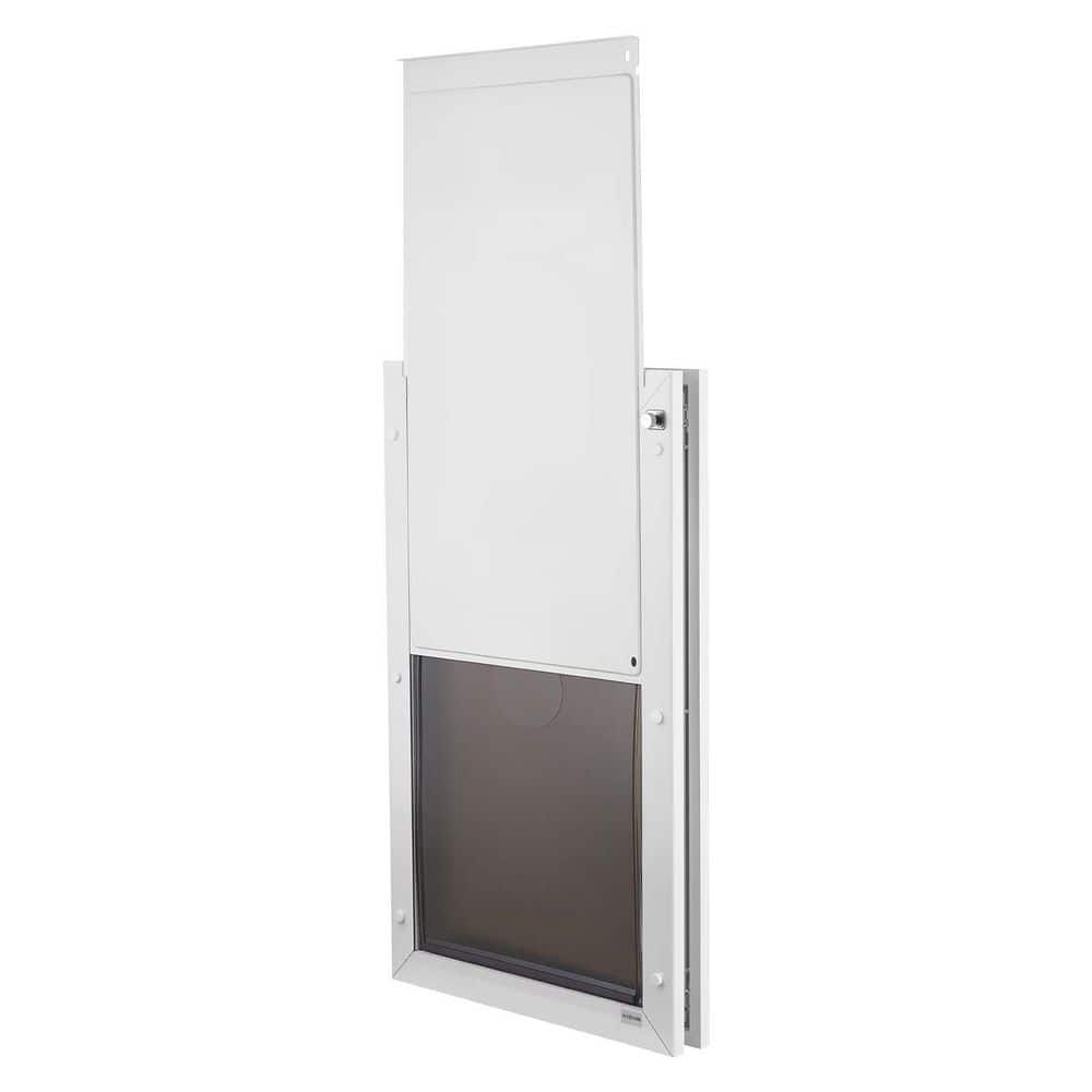 SKYSHALO Pet Door, X-Large, Double Magnetic Flaps, Metal Frame