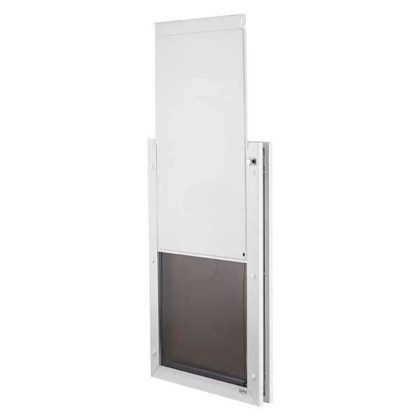 Pet Door, X-Large, Double Magnetic Flaps, Metal Frame, Strong and Weatherproof Dog Door, 13.63 W x 23.63 H