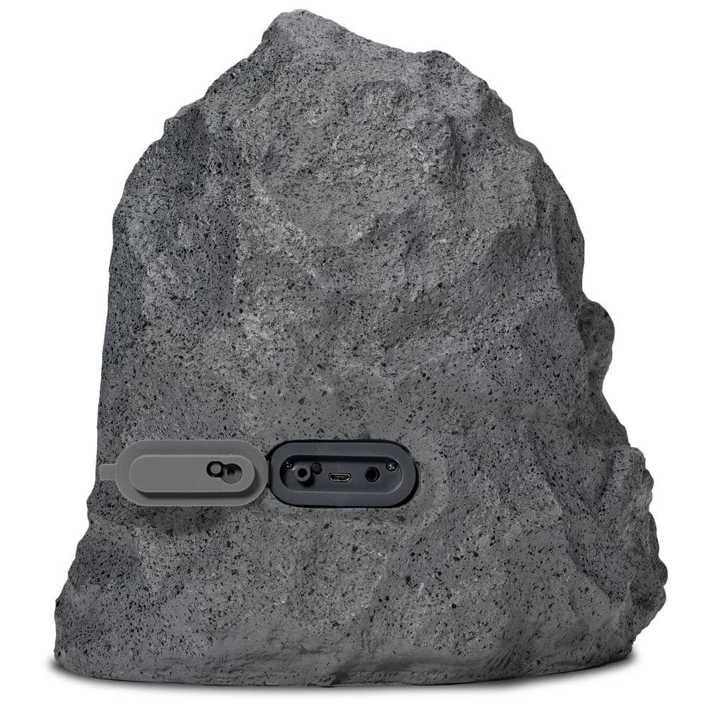 Gray Waterproof Bluetooth Outdoor Rock Speaker Set