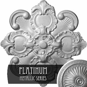 18-1/8 in. x 1-1/4 in. Katheryn Urethane Ceiling Medallion, Platinum