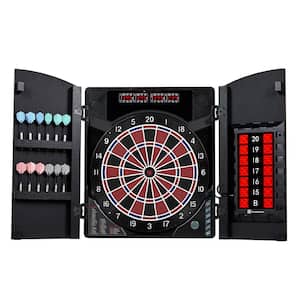New Haven Electronic Dartboard with Cabinet