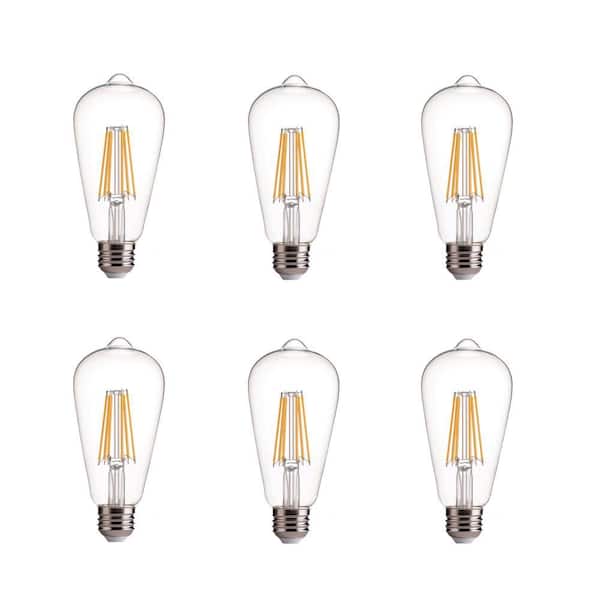 ARTIVA 75-Watt Equivalent E26 ST21 Dimmable Edison LED Light Bulb