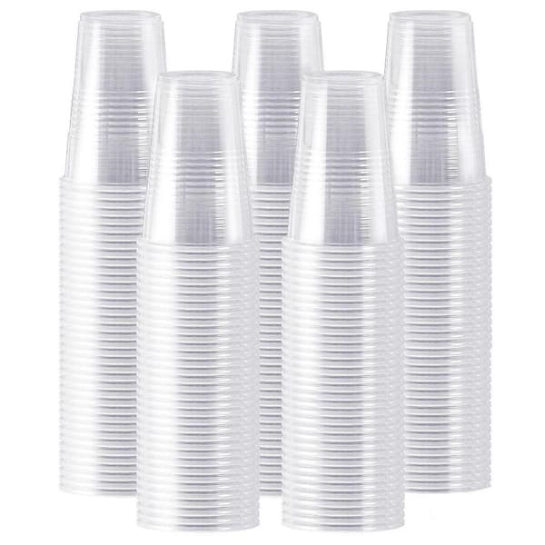 2.91 in. Clear Transparent Disposable Plastic Drinking Cups Party Tableware (600 Per Case)