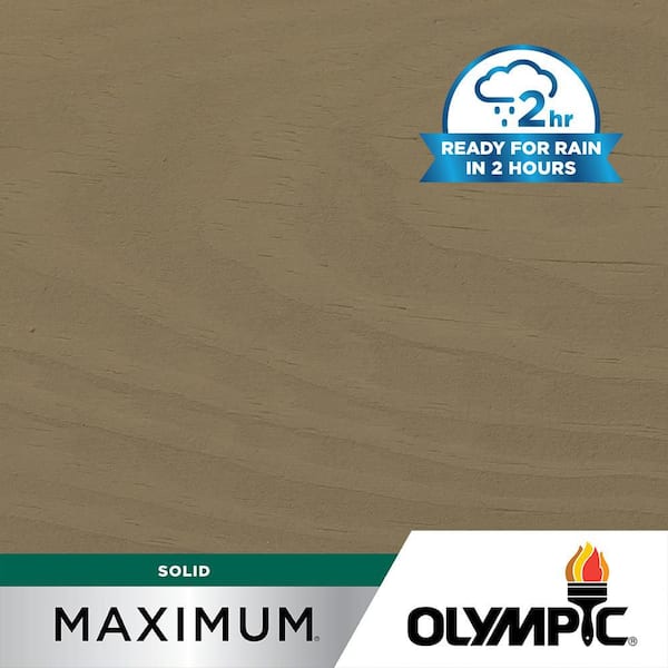 Olympic Maximum 5 gal. SC-1030 Eiffel Tower Solid Color Exterior Stain and Sealer in One