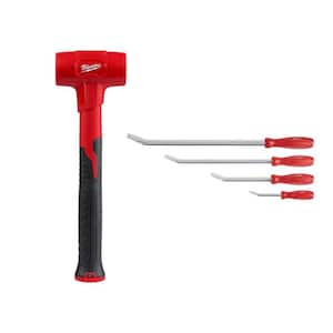 28 oz. Dead Blow Hammer with Pry Bar Set