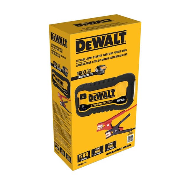 Reviews for DEWALT 1600 Peak Amp Lithium Jump Starter with USB
