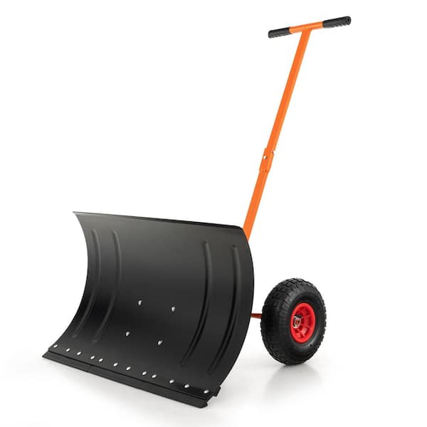 11.5 in. to 43.5 in. Metal Handle Bi-Metal Snow Shovel