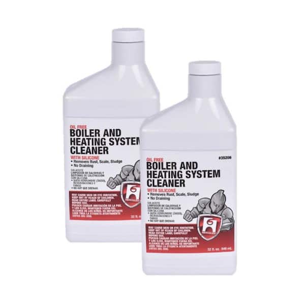 Hercules 32 oz. Heating System and Boiler Cleaner with Silicone (2-Pack)