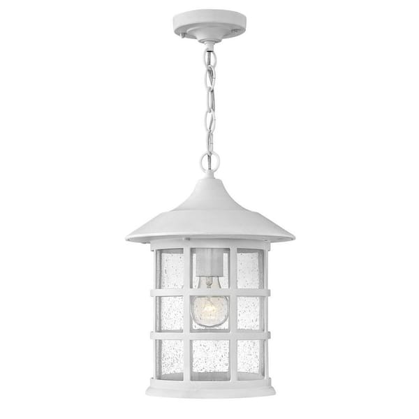 Freeport 1-Light Classic White Outdoor Pendant Light