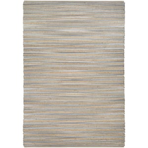 Nature's Elements Lodge Straw-Grey 3 ft. x 5 ft. Area Rug