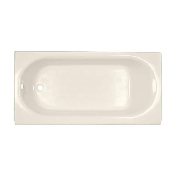 American Standard Princeton 60 in. x 34 in. Rectangular Soaking Bathtub with Left Hand Drain in Linen