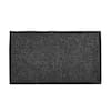 TMT Charcoal 36 in. x 42 in. Rubber Ribbed Door Mat