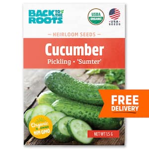 Organic Sumter Cucumber Seed (1-Pack)