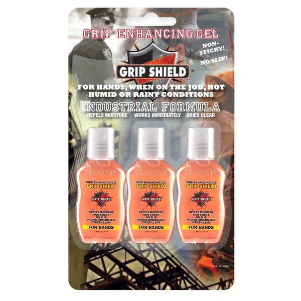 Grip Shield 3-Count 1.5 oz. Value Pack Industrial Formula Sweat Repellent for Hands