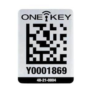 Large ONE-KEY Asset ID Tags For Metal Surfaces (25-Tags)