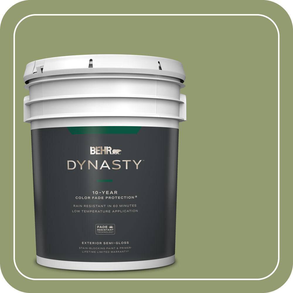5 gal. #PPU11-04 Alamosa Green Semi-Gloss Exterior Stain-Blocking Paint & Primer price history on PriceWatchPro