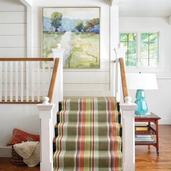 Stone Soup Handwoven Cotton Multi 3 ft. x 8 ft. Indoor Runner Rug