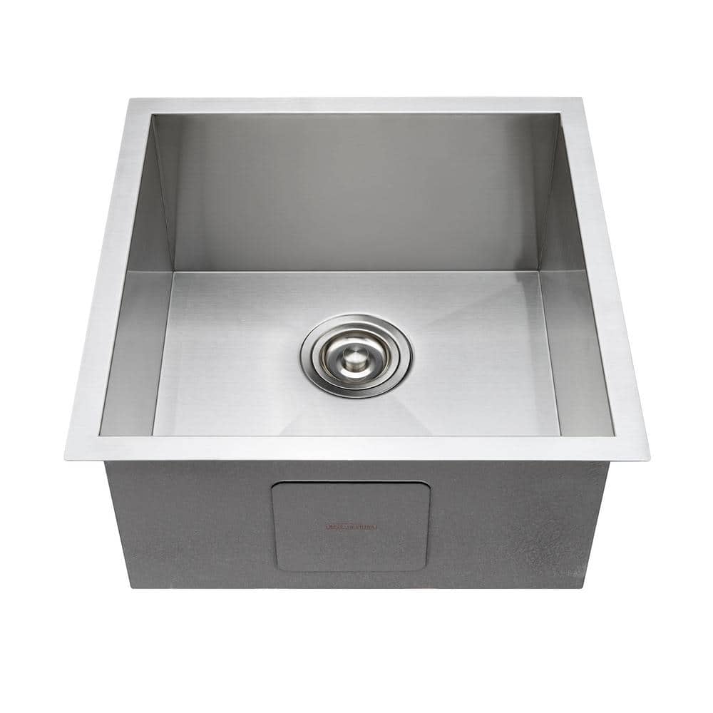 Handmade 18 Gauge Stainless Steel 18 in. Undermount Bar Sink price history on PriceWatchPro