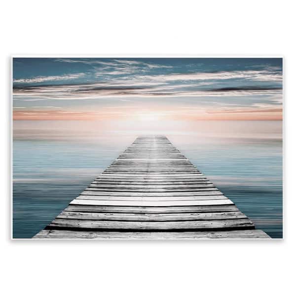 Stupell Industries Sunlit Dock Planks by Natalie Carpentieri Unframed Nature Graphic Art Print 10 in. x 15 in.