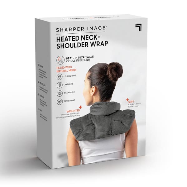 Sharper Image Neck And Back Heat Electric Massage Body Wrap : Target