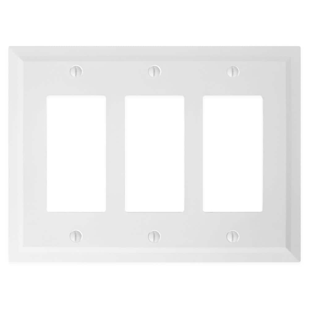 3-Gang GFCI/Decorative/Rocker Wall Plate price history on PriceWatchPro