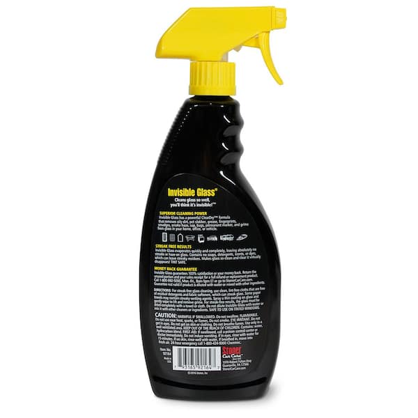 Invisible Glass 92164 22-Ounce Premium Glass Cleaner and Window Spray for Auto and Home Provides A Streak-Free Shine on Windows, Windshields, and