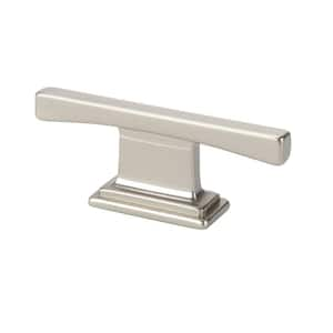 Italian Designs Collection 2.5 in. Center-to-Center Satin Nickel T Cabinet Pull